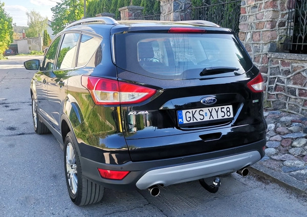 Ford Kuga cena 48400 przebieg: 134000, rok produkcji 2014 z Skarszewy małe 497